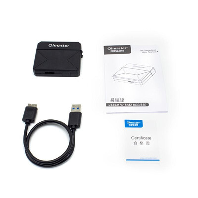 

OImaster EB-0001AU3 25" SATA IIIIII to USB30 Adapter Hard Drive Box Converter for SSD HDD