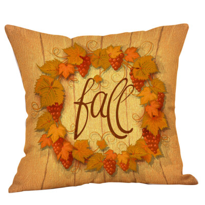 

Siaonvr Thanksgivin Autumn Throw Pillow Cover Pillowcases Decorative Sofa Cushion Cover