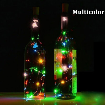 

Red Wine Stopper for Christmas Party Dinner Solar Energy LED light Cork Wine Stopper Christmas Halloween Party Decor Ornament