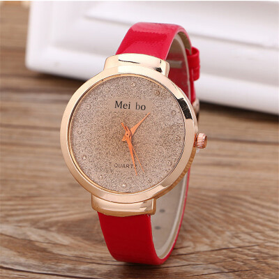 

With ladies watch female watch student fashion Korean gift fashion sand watch quartz watch