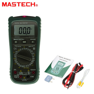 

MASTECH MS8360C DMM HZ Temperature Meter Tester Capacitor whFE Test NCV Multimetro LCD Backlight tester Digital Multimeter
