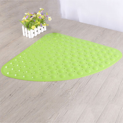 

1PCS PVC fan-shaped 54X54cm triangle anti-slip mat Bathroom foot pad shower mat