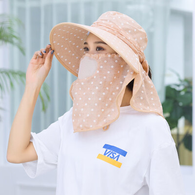 

Anti-UV Sun Hat Sunscreen Foldable Joker Summer Outdoor Tea Picking Travel Hat Lady Sun Hat