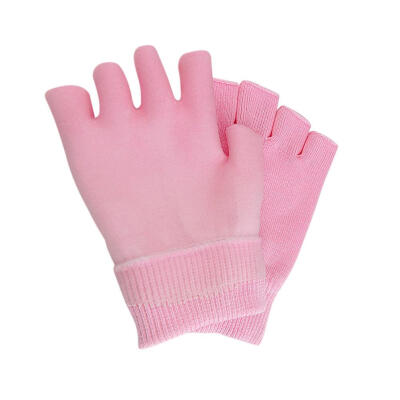 

1 Pair Moisturizing Whitening Exfoliating Essential Oil SPA Gel Half Gloves