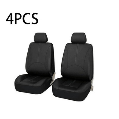 

4 Pieces Set Luxury PU Leather Car Universal Car Seat Covers Automotive Seat Covers All The Year Round Fine-quality