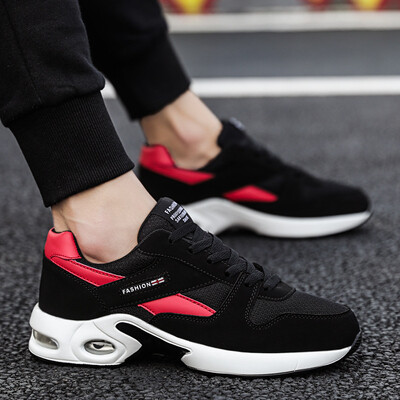

Air cushion mens shoes wild sports casual mesh panel shoes fashion running travel shoes tide shoes