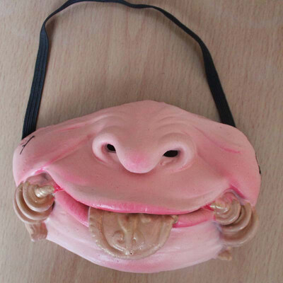 

FUNNYBUNNY Funny Adult Party Mask Latex Clown Cosplay Half Face Horrible Scary Masks Masquerade Halloween Party Decor Halloween