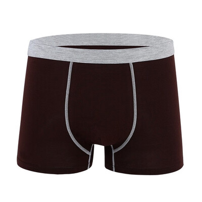 

Mens plain cotton underwear breathable boxer shorts mens underwear free of freight