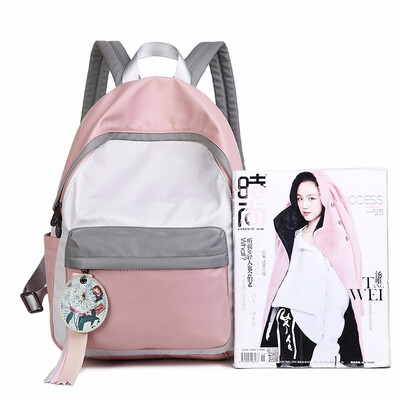 

Large Capacity Oxford Backpack Women Waterproof Bagpack 14 Inch Laptop Backpacks for Teenage Girls Cute Pink School Bags Female