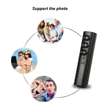 

35mm Wireless BT Receiver Stereo Audio Music Adapter for Car Speaker Blue