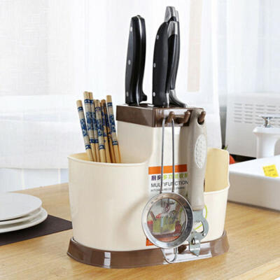 

Kitchen Spoon Chopsticks Fork Knife Draining Rack Storage Tool Holder Organizer