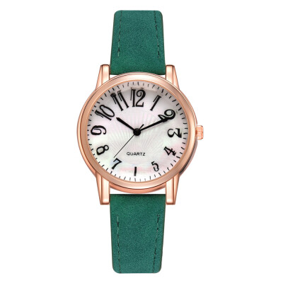 

Simple Arabic Digital Fashion Watch Casual Vintage Strap Womens Quartz Watch