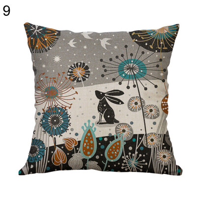 

Cartoon Easter Rabbit Pillow Case Sofa Waist Throw Cushion Cover Home Decor