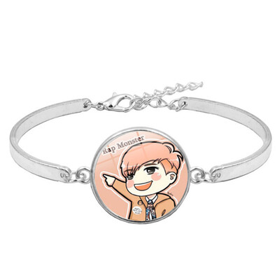 

Kpop BTS Bangtan Boys Alloy Wristband Bracelet Hot Gift for ARMY