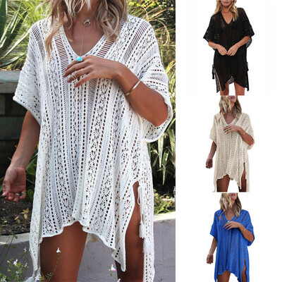 

Plus Size Women Swimwear Swimsuit Beach Wear Bikini Cover Up Kaftan Summer Dress