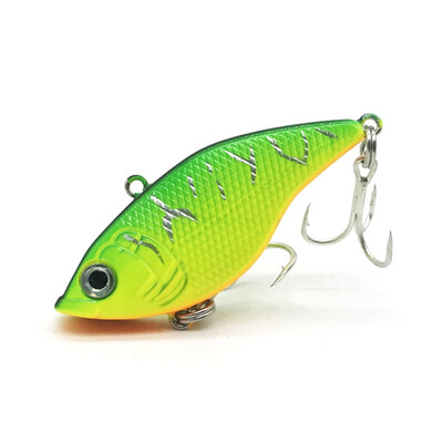 

Hard VIB Lures 5CM Fishing Bait Treble Hooks 3D Fishing Eyes Crankbait Vibe Sinking Lure Fishing Tackle