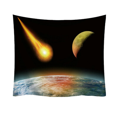 

Toponeto Fashion Tapestry Planet Universe Pattern Style Decorative Tapestry Home Decor