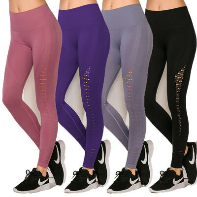 

Women Soft Stretch Casual Pants Biker Exercise Yoga Workout Size -XL Seamless