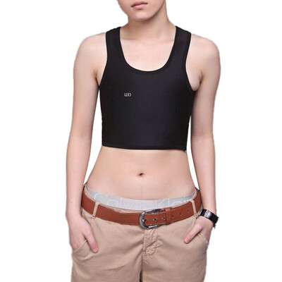 

Short Chest Breast Binder Lesbian Trans Tomboy Shaper Cosplay Vest Tank Top