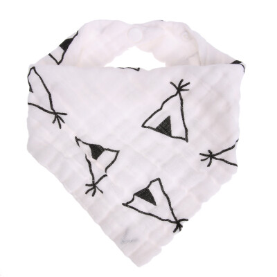 

Baby Kids Infant Triangle Head Scarf Bandana Feeding Bibs Saliva Towel New