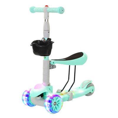 

Childrens scooter 3-in-1 1-3-6-12 years old female baby can sit boy child wide wheel one foot slippery slippery car