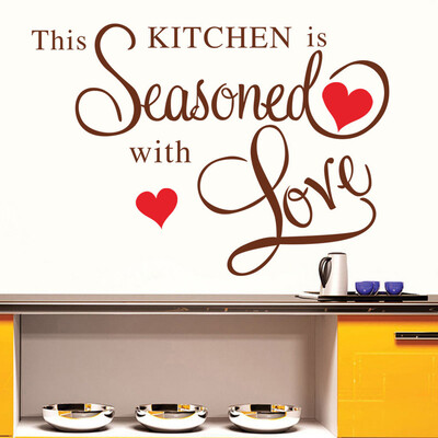 

Gobestart Wall Stickers Decor This Kitchen Wall Sticker Removable Art Home DIY Decals