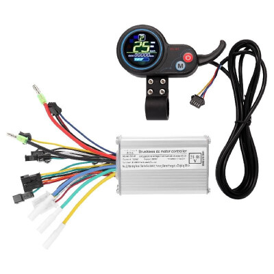 

24V-48V36V-60V 350W Motor Brushless Controller LCD Display Panel Thumb Throttle Electric Bicycles Scooter Brushless Controller Ki