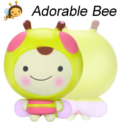 

Gotoamei 11cm Jumbo Adorable Bee Charm Super Slow Rising Squeeze Stress Reliever Toys