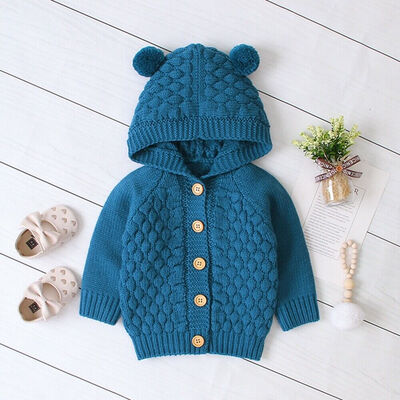 

Winter Coat Baby Girls Jacket Kids Winter Warm Outerwear Children Hooded Coat