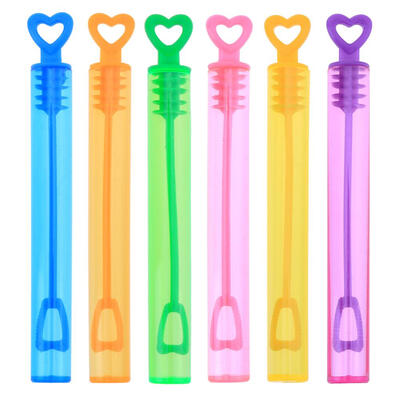 

Heart Empty Bubble Soap Bottles Outdoor Bubble Blowing Maker Children Toy