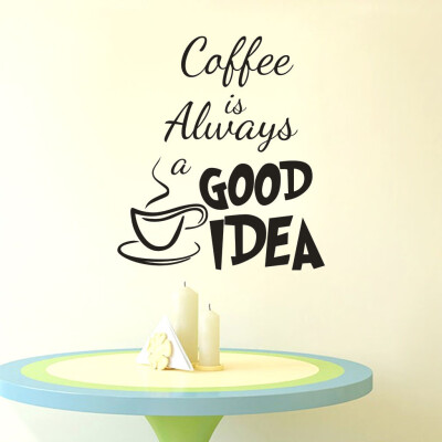 

〖Follure〗Home Decor Coffee Wall Sticker Logo Sticker Decal Bedroom Vinyl Art Mural