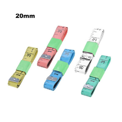 

1500mm Color Soft Inch Tape Measure Sewing Tapes Measuring Tape Mixed color&12mm