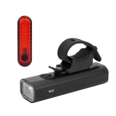 

Greensen Aluminum Alloy USB Charging Bicycle Lighting Lamp Set Fronglight&Taillight