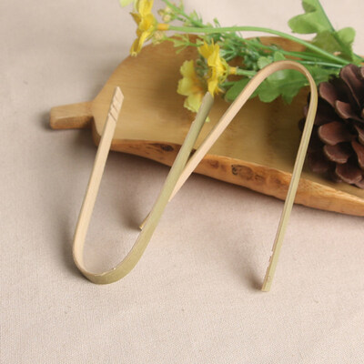 

50Pcs Bamboo Kitchen Food Clip Bread Toast Steak Salad Cake Pastry Clamp Tongs