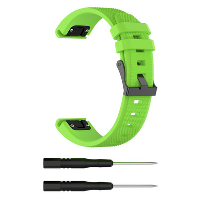 

〖Follure〗for Garmin Fenix 5 Plus Band Easy Fit 22mm Width Soft Silicone Watch Strap AG