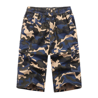 

Tailored Mens Summer Casual Pure Color Loose Belt Drawstring Beach Calf-Length Pants