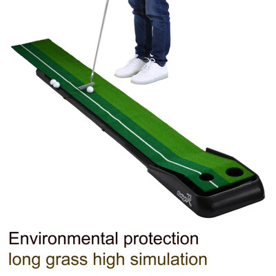 

Golf Swing Exercises Slid Golf Practice Putting Training Mat easy carried&folding Training Aid Golf Practice Mat 25M
