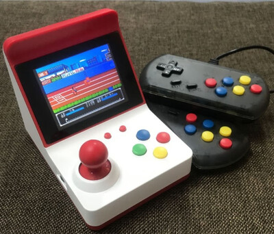 

Portable 30 inch HD handheld game console Built-in 360 games rocker handle double usb gamepad mini play machine connecting TV