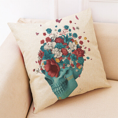 

Siaonvr Home Decor Cushion Cover Skull Style Throw Pillowcase Pillow Covers For Car Sofa