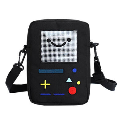 

Women Girl Casual Cute Nylon Robot Phone Purse Messenger Shoulder Bags