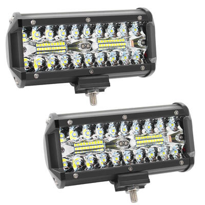 

1 Pair 7 inch 400W LED Work Light Bar Waterproof Offroad Driving Fog Lamps