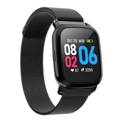 

GPS Fitness Tracker Smart Bracelet Activity Tracker With Color Touch Screen Fine Steel Band Heart Rate Sleep Monitor