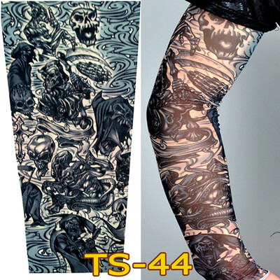 

〖Follure〗Unisex Fashion Nylon Temporary Tattoo Sleeve Arm Stockings New Quality Sunscreen