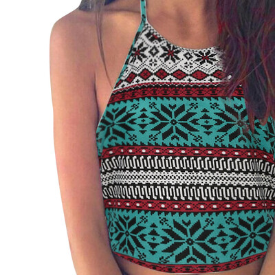 

Toponeto Women Boho Tank Tops Bustier Bra Vest Crop Bralette Shirt Blouse Cami BKL