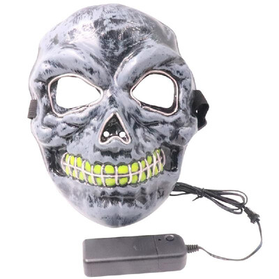 

Halloween Party Mask LED Scary Flash Mask EL Line Light Mask Cosplay Mask Party Clothing Mask Supplies Multi-color Optional