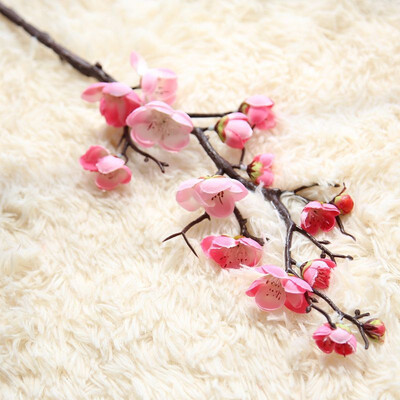

FUNNYBUNNY Plum Blossom Artificial Flowers Simulation Flower Table Decoration Accessories Party Beach Theme Decorations