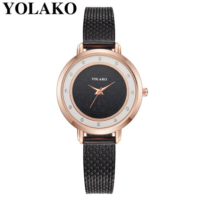 

RM Womens Casual Quartz Plastic Leather Band New Strap Watch Analog Wrist Watch