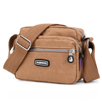 

Small cloth bag womens inclined backpack collection bag business bag messenger bag canvas Oxford cloth middle-aged&elderly wo