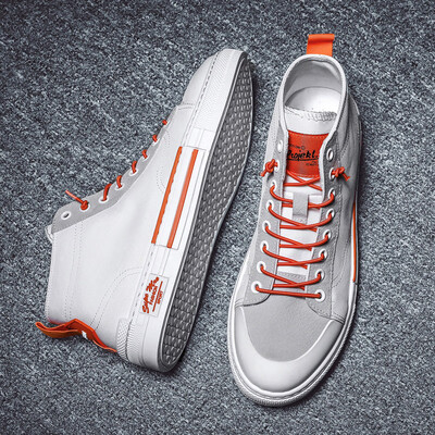 

European station mens shoes summer breathable small white shoes Korean version of the trend of leisure shoes mens sneakers 2019