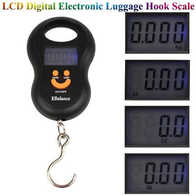 

Electronic ScalePortable 50kg10g LCD Digital Hanging Weight Electronic Luggage Hook Scale